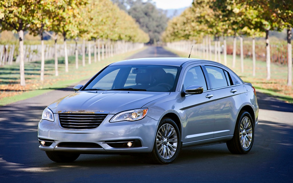 The Chrysler 200 comes as either a sedan (seen here) or convertible. 