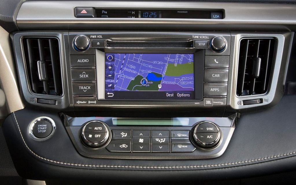  The dashboard has a unique appearance, but is not all that practical. 