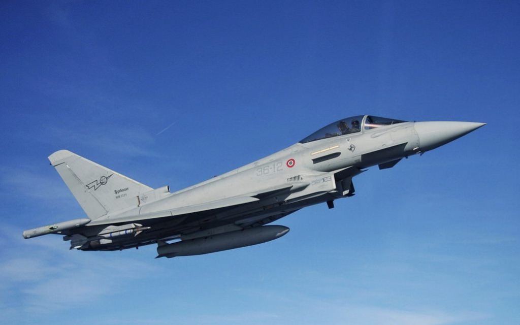 Avion de chasse Typhoon de la RAF