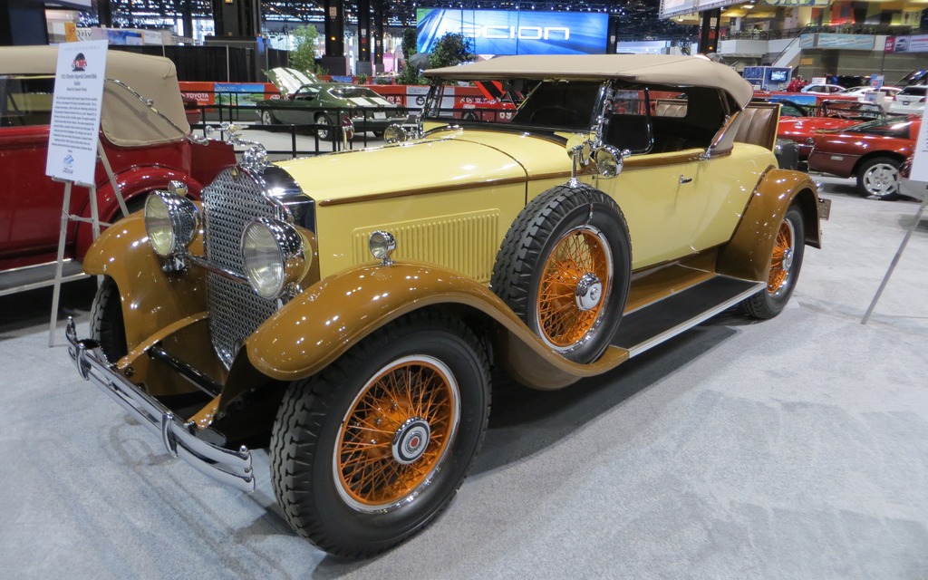 Salon de Chicago: Packard 733 Roadster 1930. Coût neuf: 2 500$.