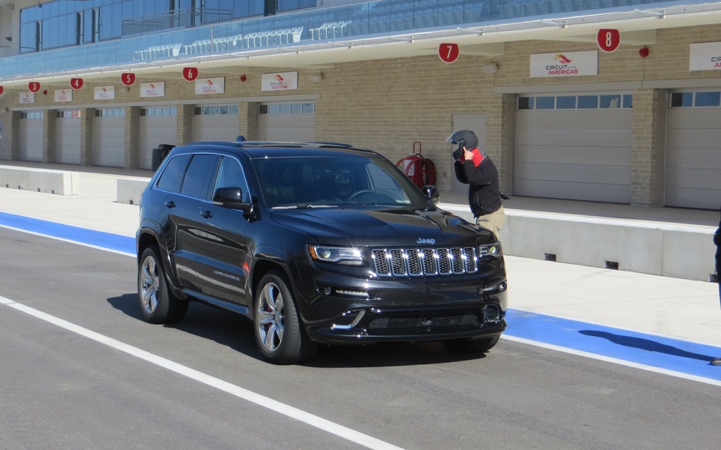 The 2014 Jeep Grand Cherokee SRT.