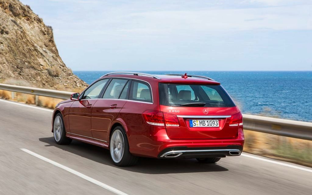 Straight-line stability is better on the wagon than the sedan. 