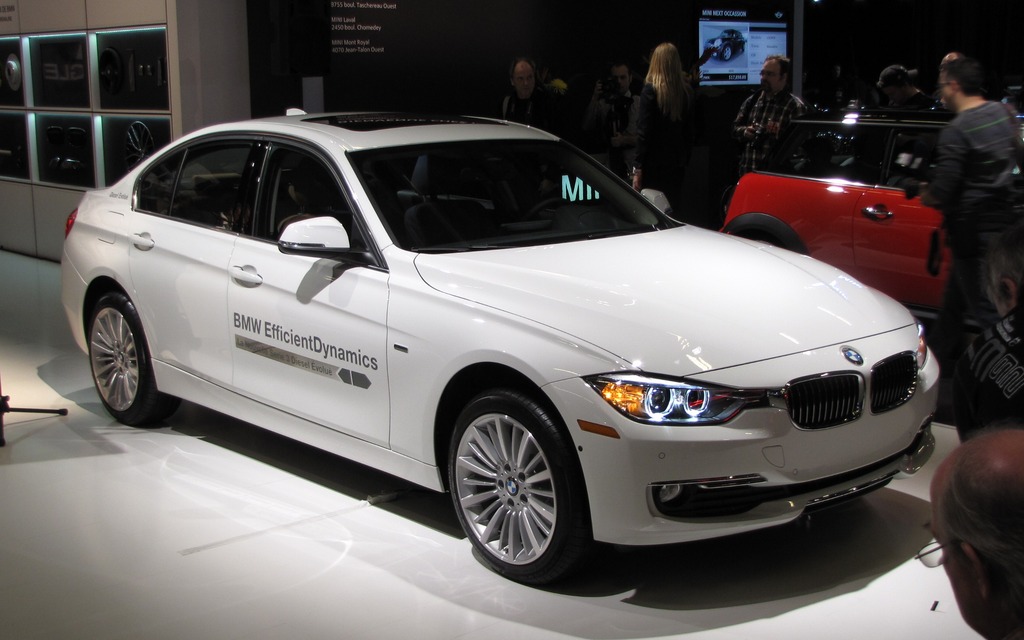 BMW 328d 2014 au Salon de l'Auto de Montréal