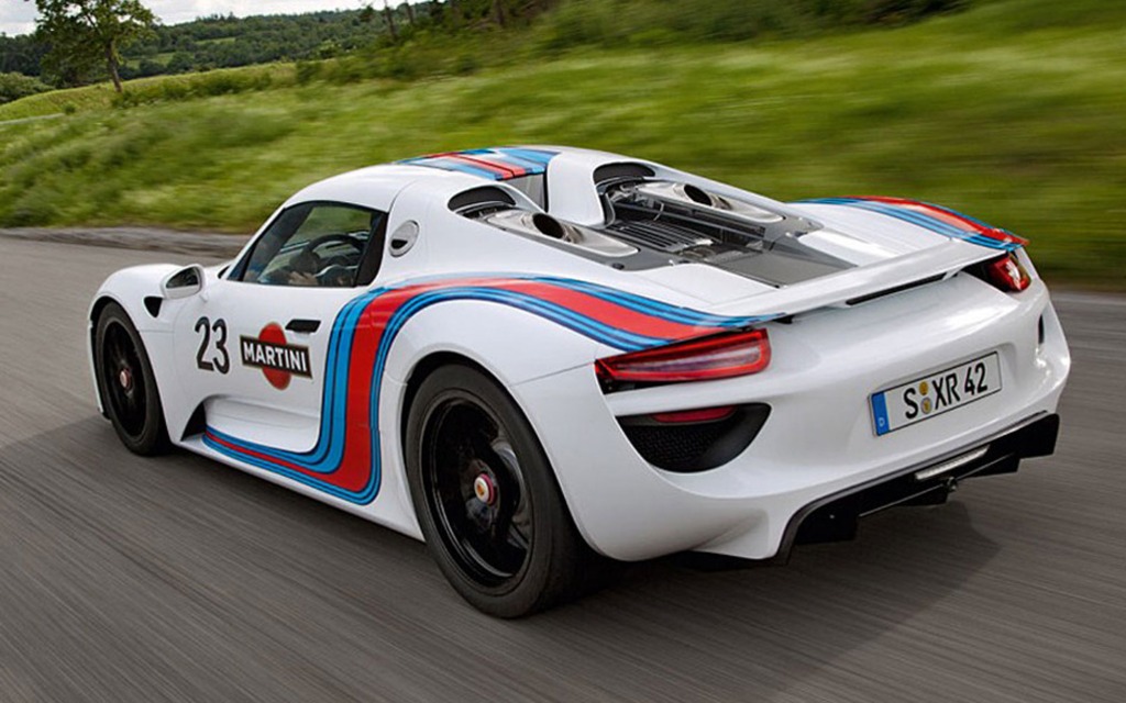 Porsche 918 Spyder, la version course de Martini Racing
