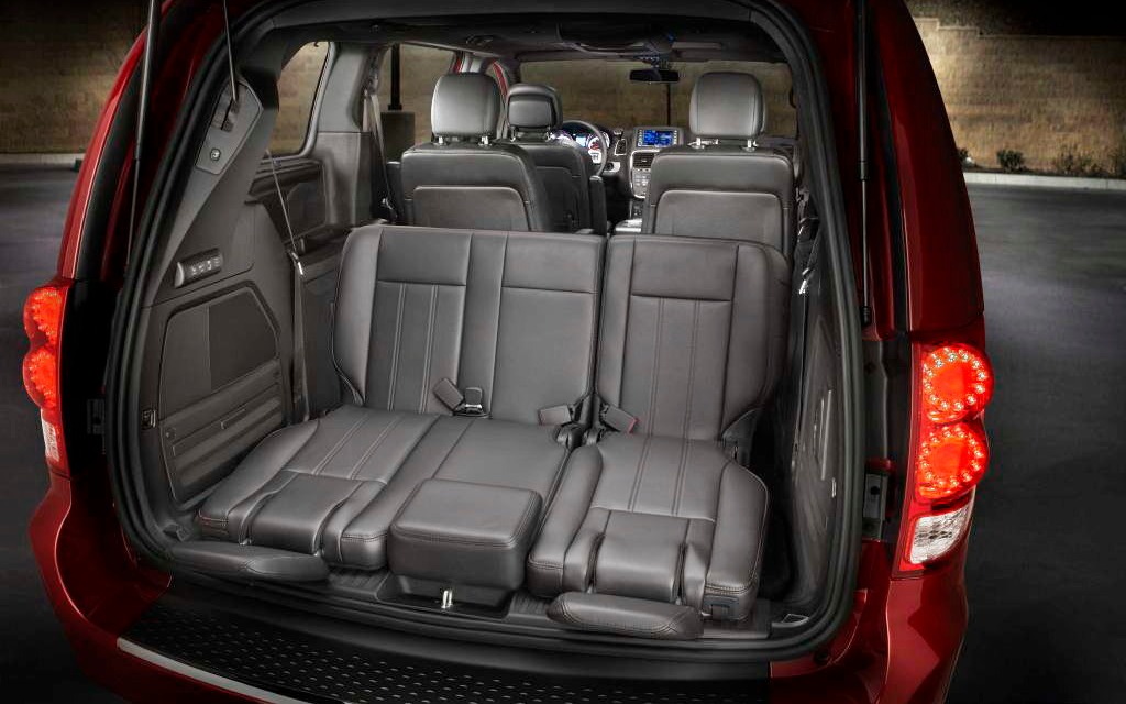  The rear seats can be configured in multiple ways.
