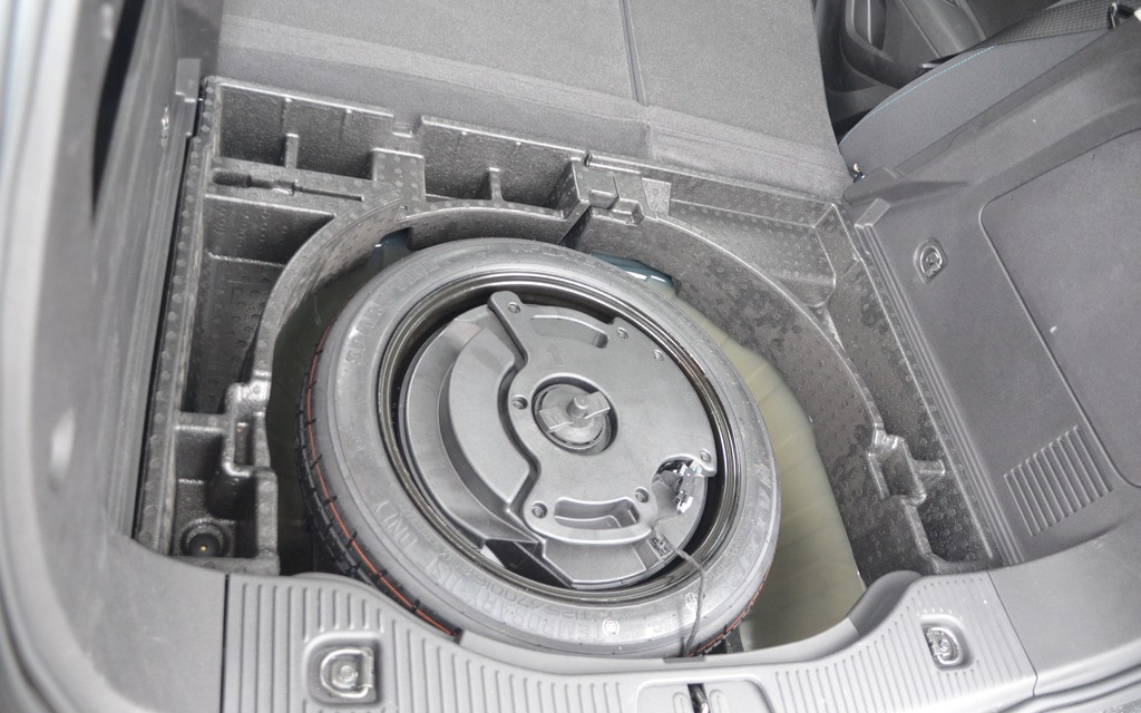 The “Sound” Package comes with a subwoofer in the spare tire.