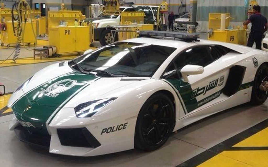 Lamborghini Aventador pour la police de Dubaï