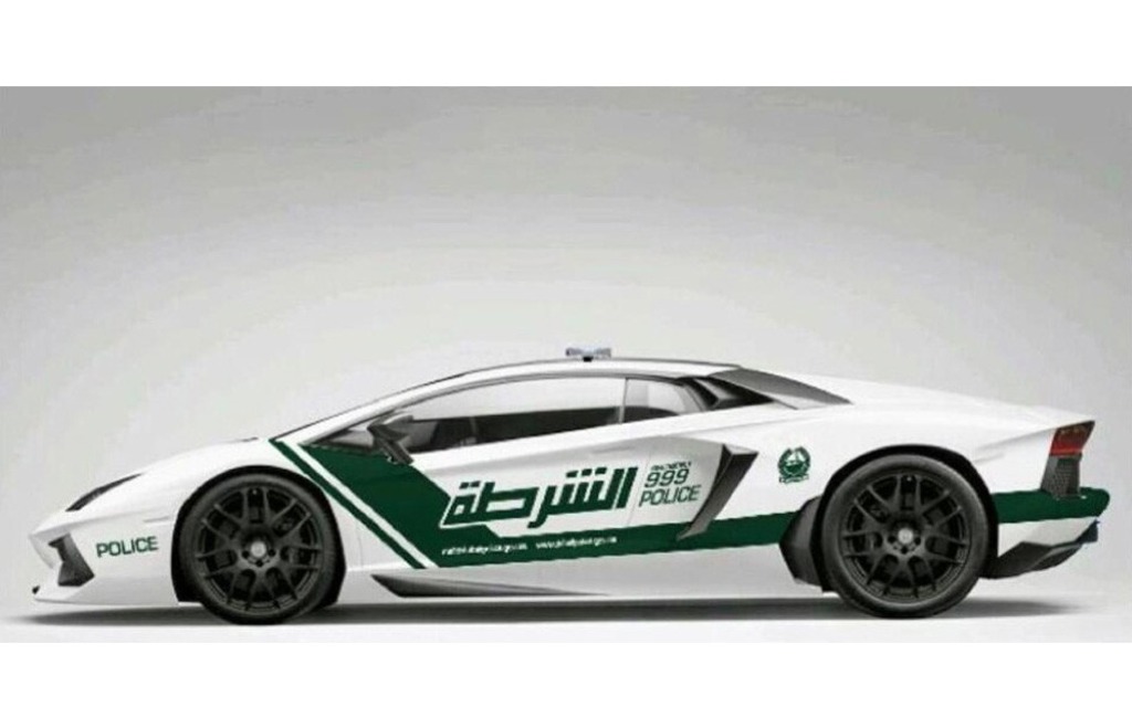 Lamborghini Aventador pour la police de Dubaï