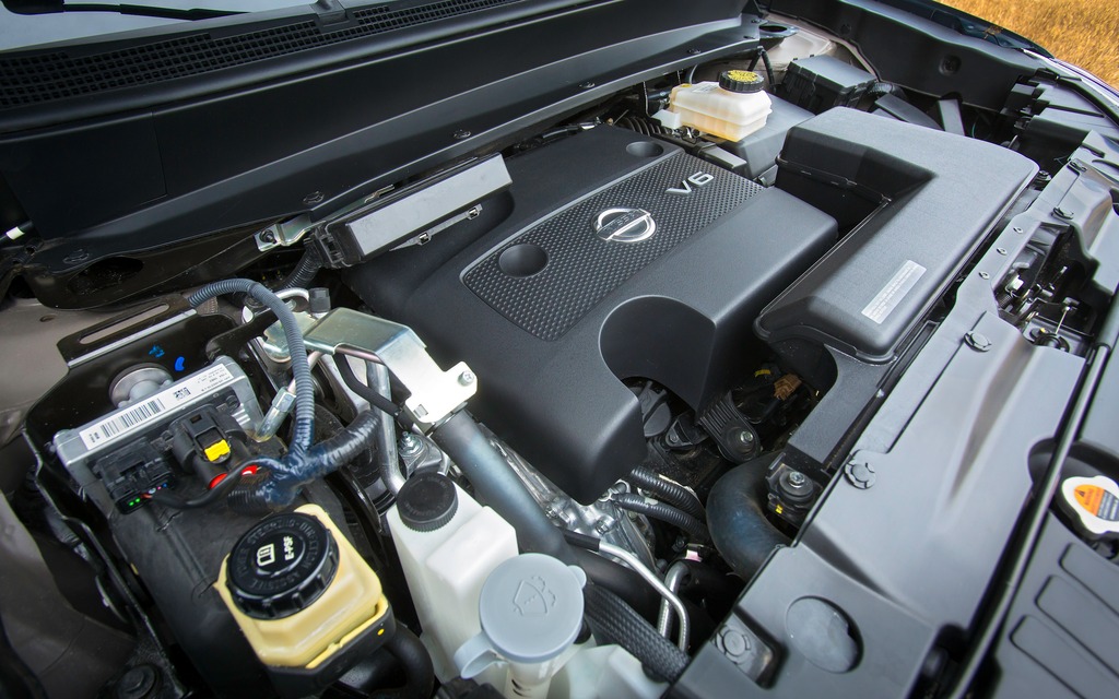 Le Pathfinder 2013 hérite d’un moteur bien connu, le V6 de 3,5 litres