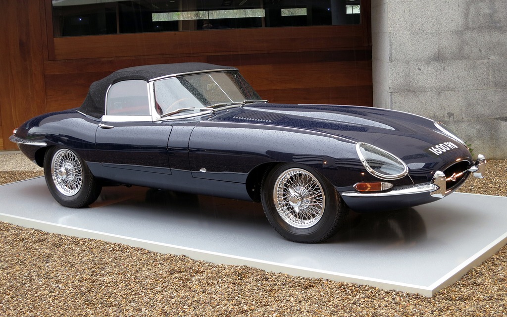 The Jaguar E-Type produced from 1961 to 1974