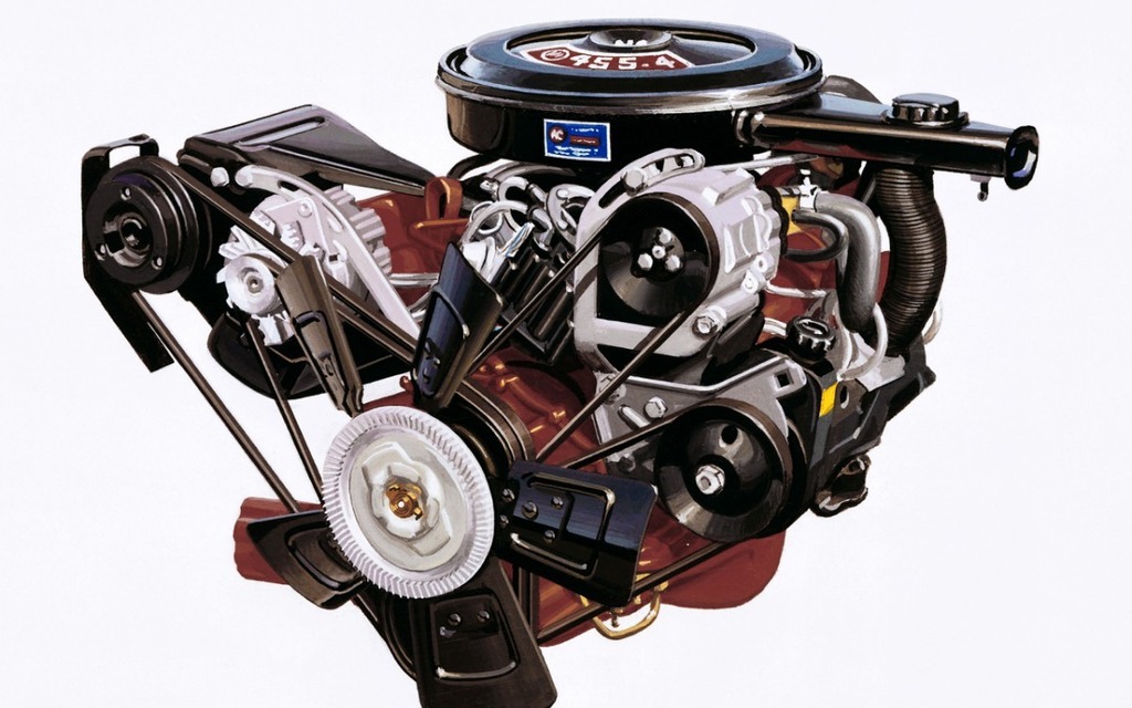 1971, moteur V8 de 7,5 litres