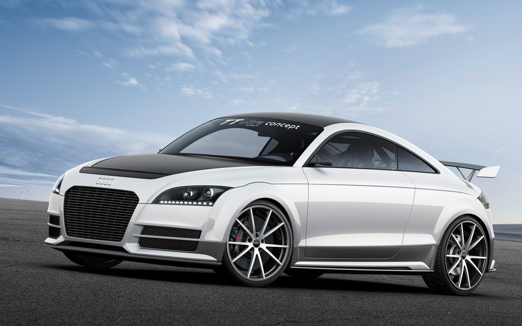 The Audi TT ultra quattro weighs only 1,113 kilos.