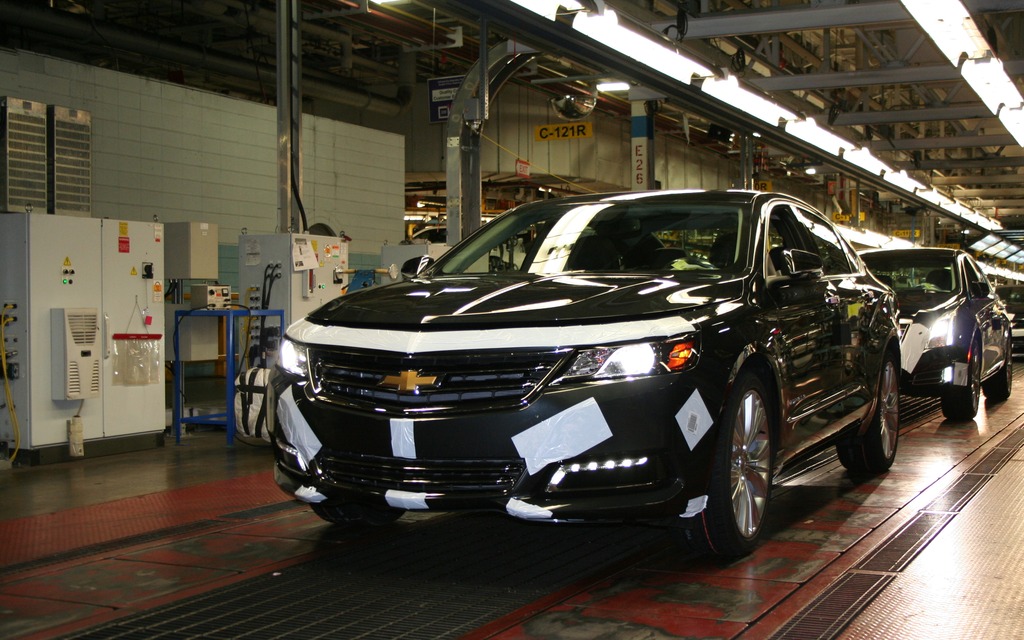 L'usine d'Oshawa fabrique une partie des Impala.
