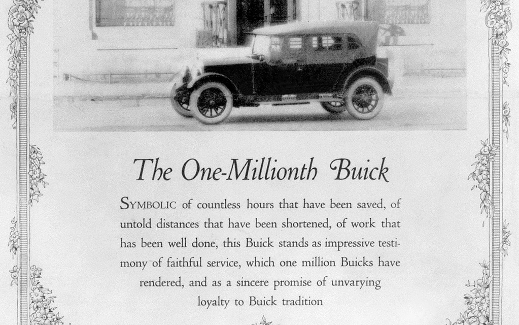 1923: The One-Millionth Buick 