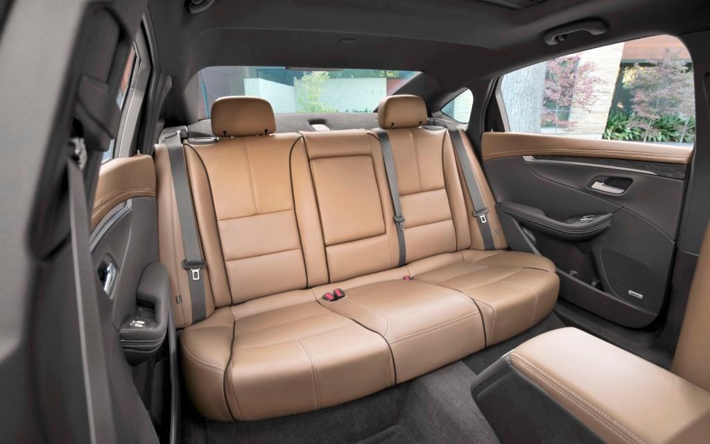 The rear seats are both spacious and comfortable. 