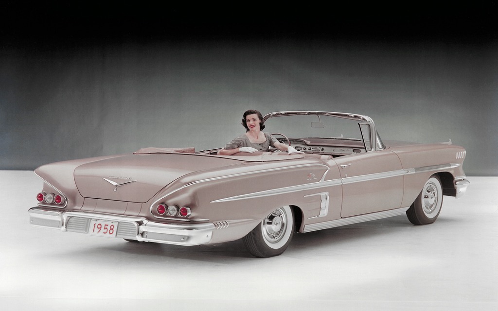 How times have changed! This is a 1958 Impala. 