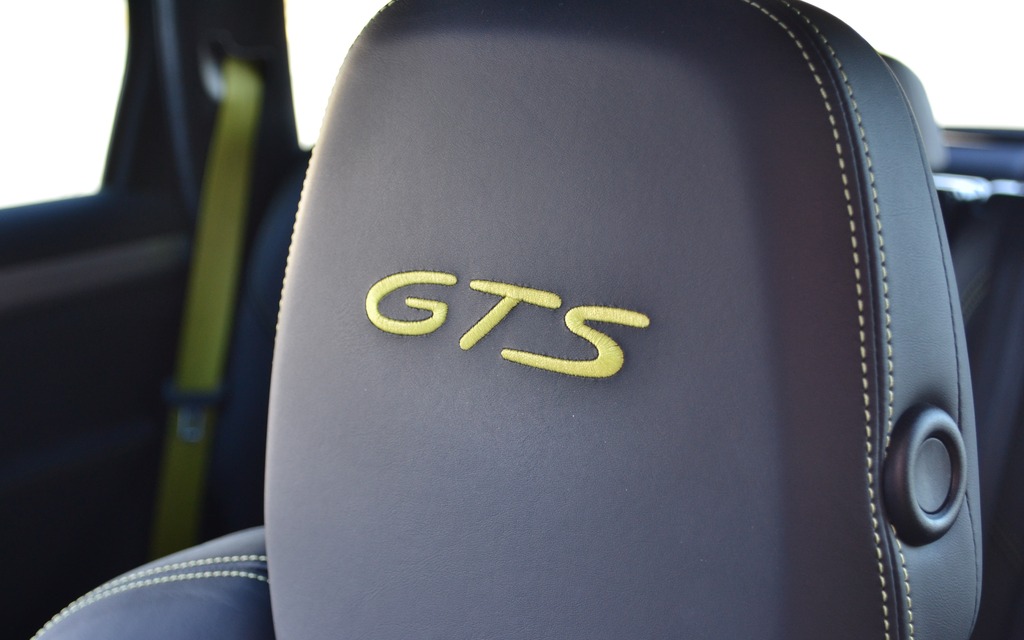 The GTS offers a magnificent passenger compartment.
