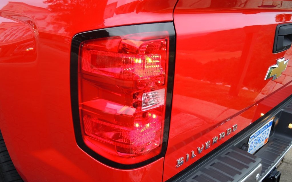 The taillights have been redesigned.