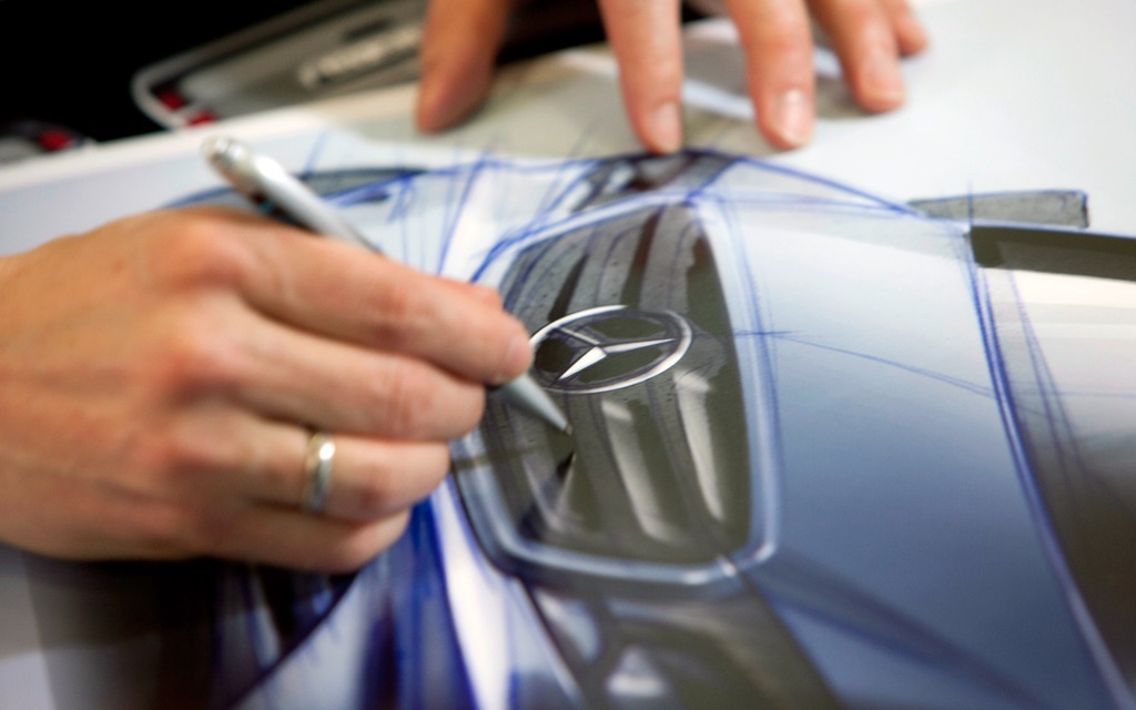 Mercedes-Benz Sprinter 2014 - Sketch Design partie avant