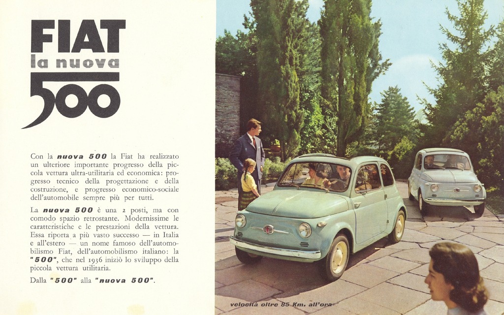1957 Fiat Nuova 500 Advert