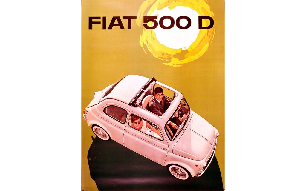 1960 Fiat 500 D Advert