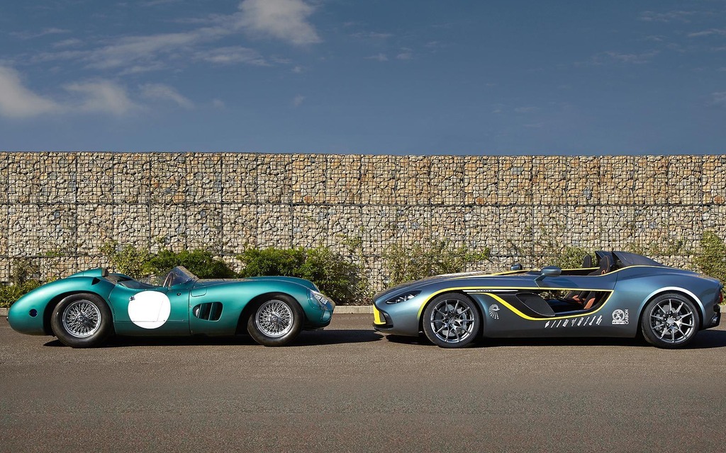 Aston Martin CC100 Speedster Concept et DBR1 1959