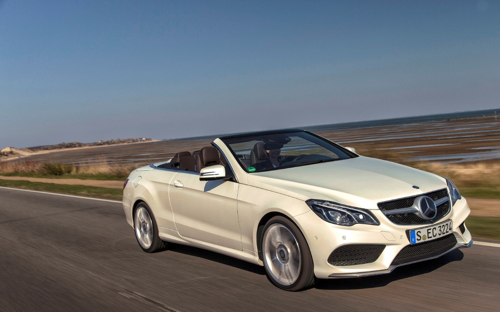 Mercedes-Benz Classe E Cabrio 2014 sur l'île de Sylt en Allemagne