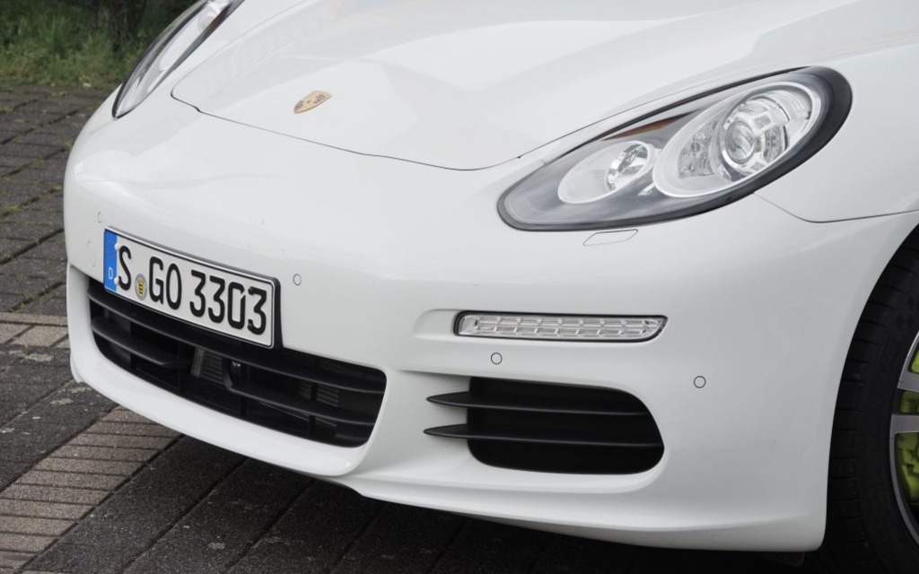 As with most Porsches, the grille is conspicuous by its absence.