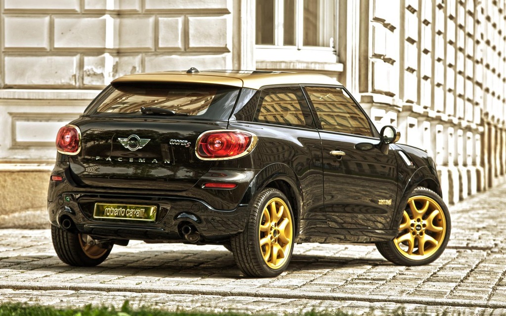 Mini Paceman de Roberto Cavalli au Life Ball 2013