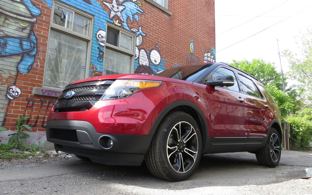 The 2013 Ford Explorer Sport.