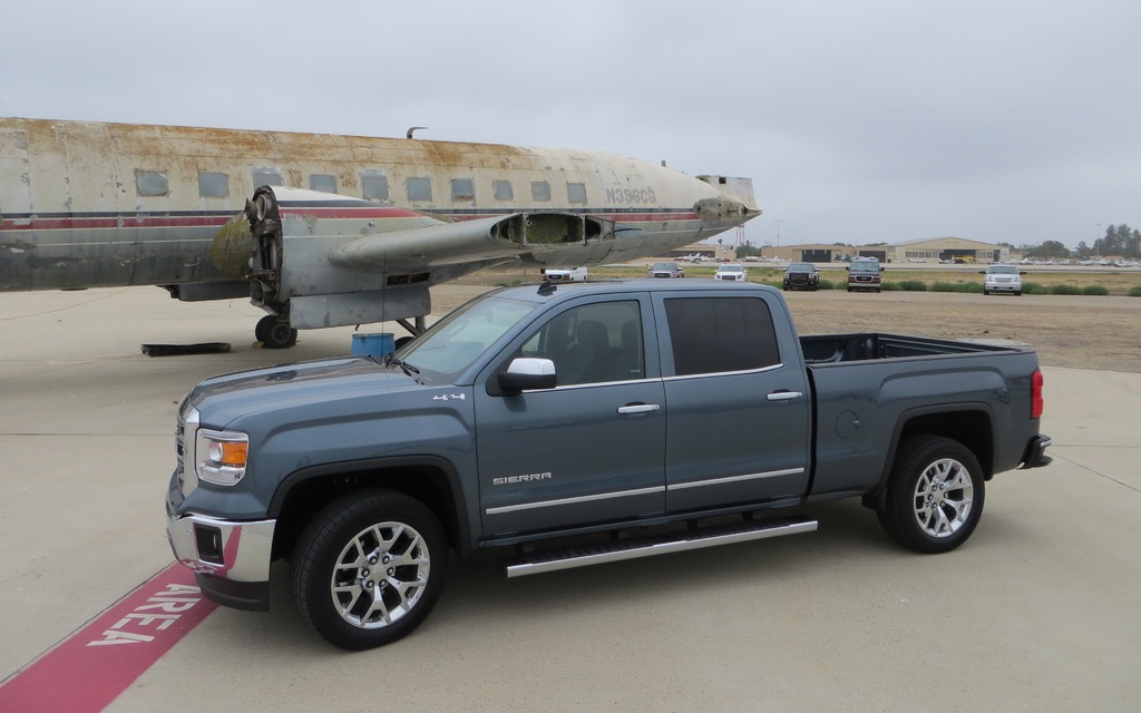 The 2014 GMC Sierra.