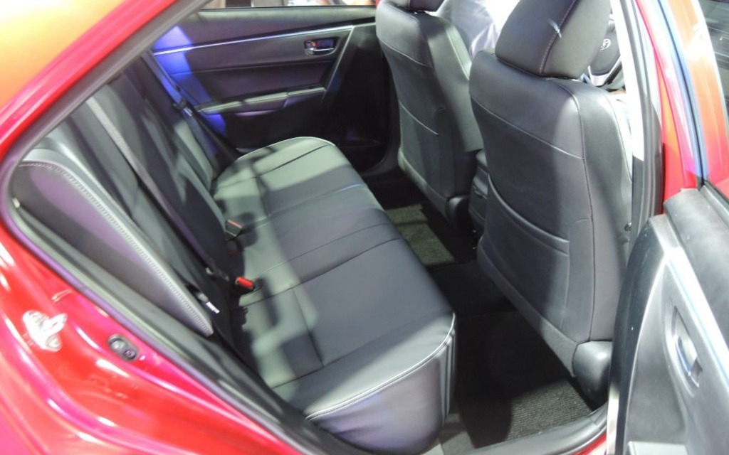 The rear is more spacious than the previous model.