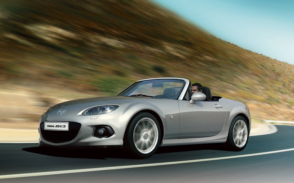 Mazda MX-5: The convertible of choice for Boomer granddaddies. 