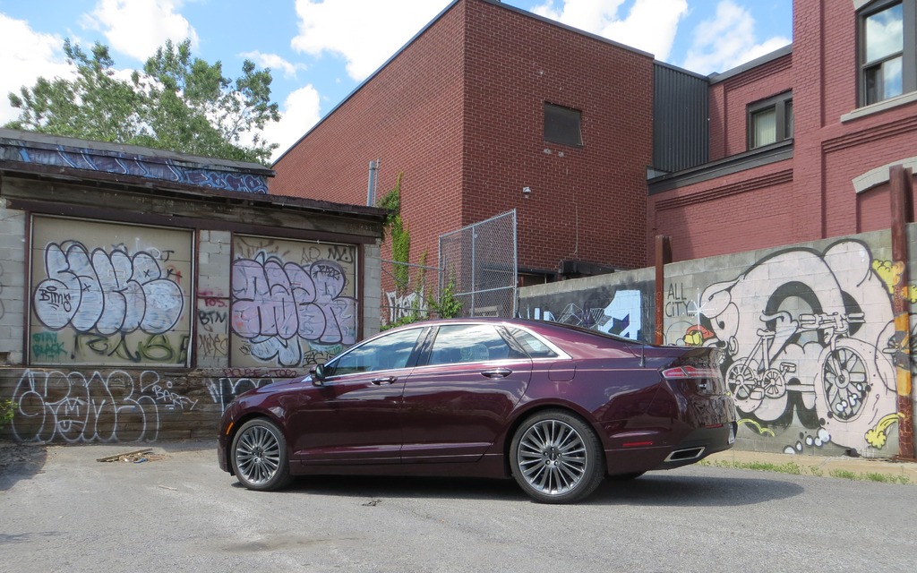 The 2013 Lincoln MKZ Hybrid.