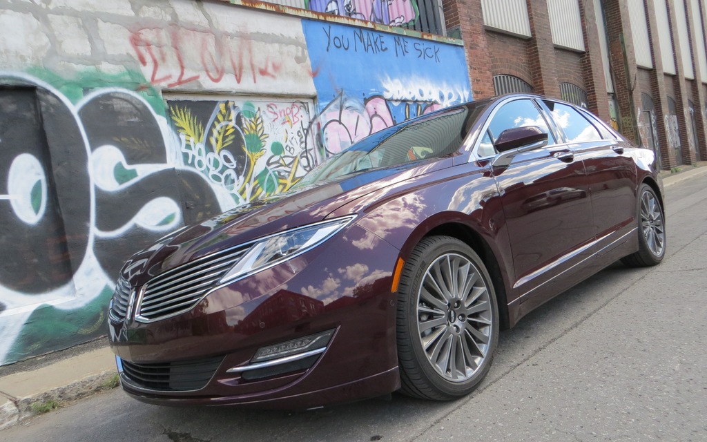 The 2013 Lincoln MKZ Hybrid.