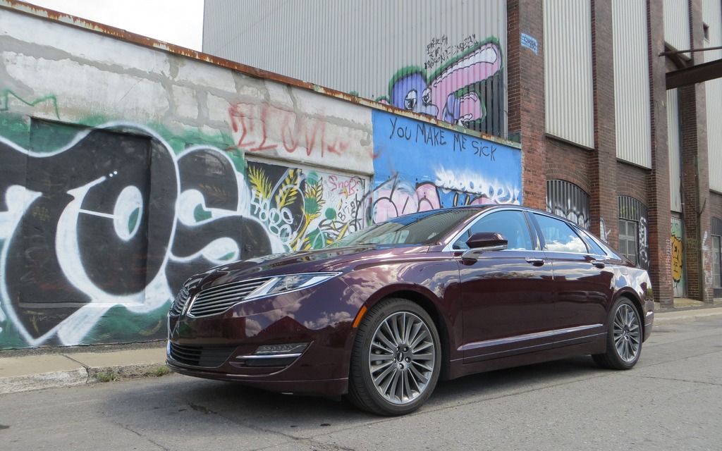 The 2013 Lincoln MKZ Hybrid.