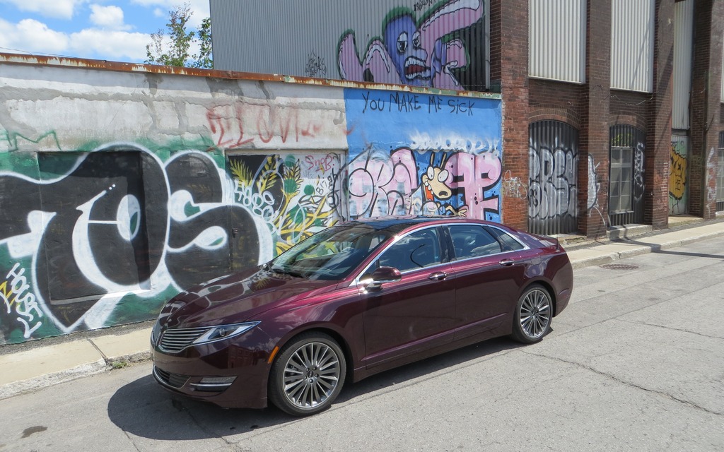 The 2013 Lincoln MKZ Hybrid.