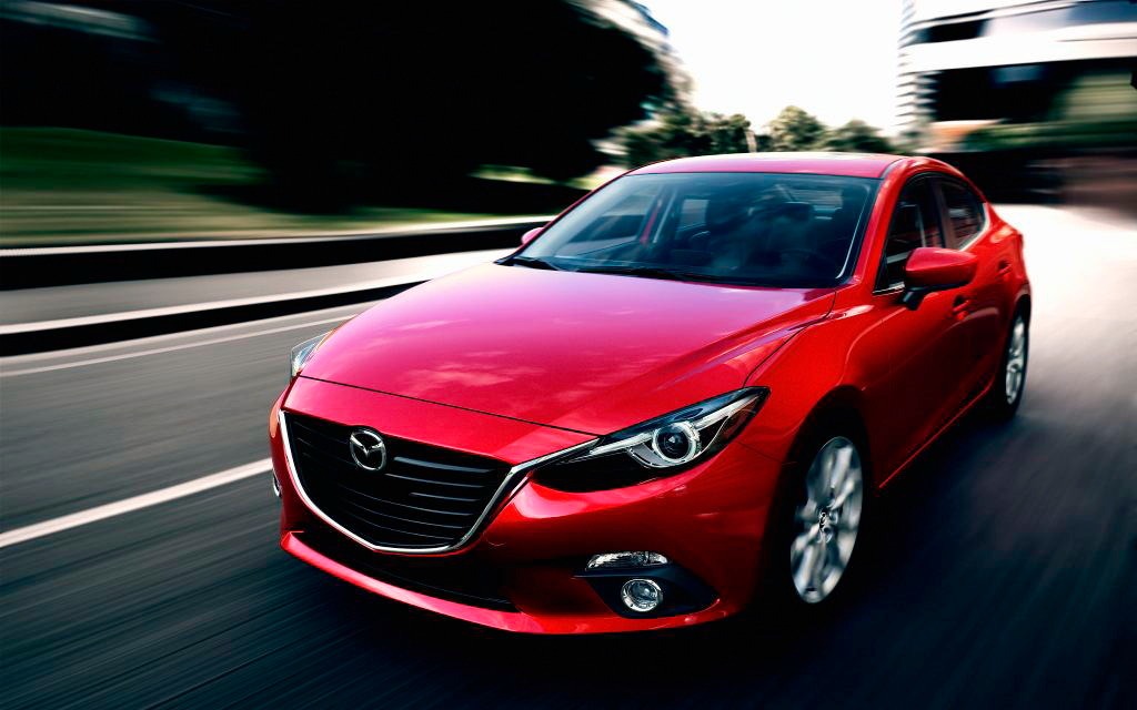 Les qualités sportives sont optimisées sur la nouvelle Mazda3.
