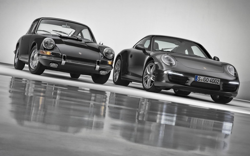 Porsche 911 1963 et 2013