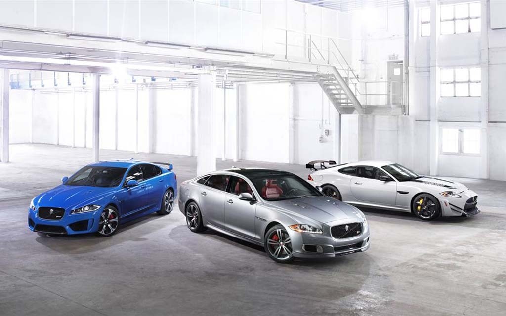 Jaguar XFR-S, XJR et XKR-S GT
