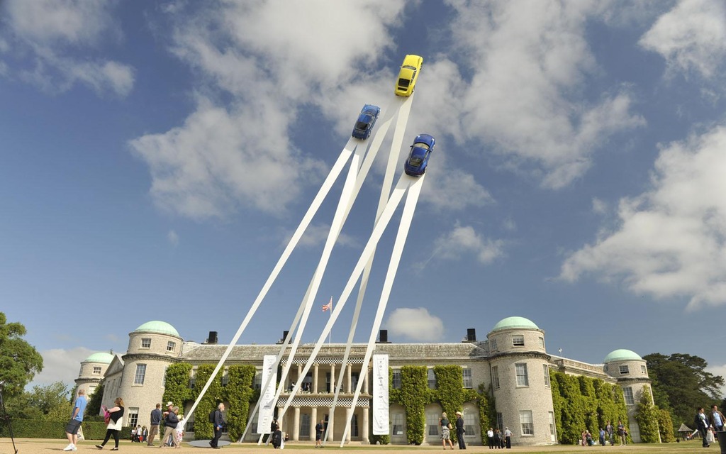 Sculpture Porsche pour le Goodwood Festival of Speed 2013