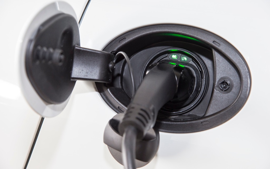 It takes 2.5 hours to fully recharge using a 240-volt outlet