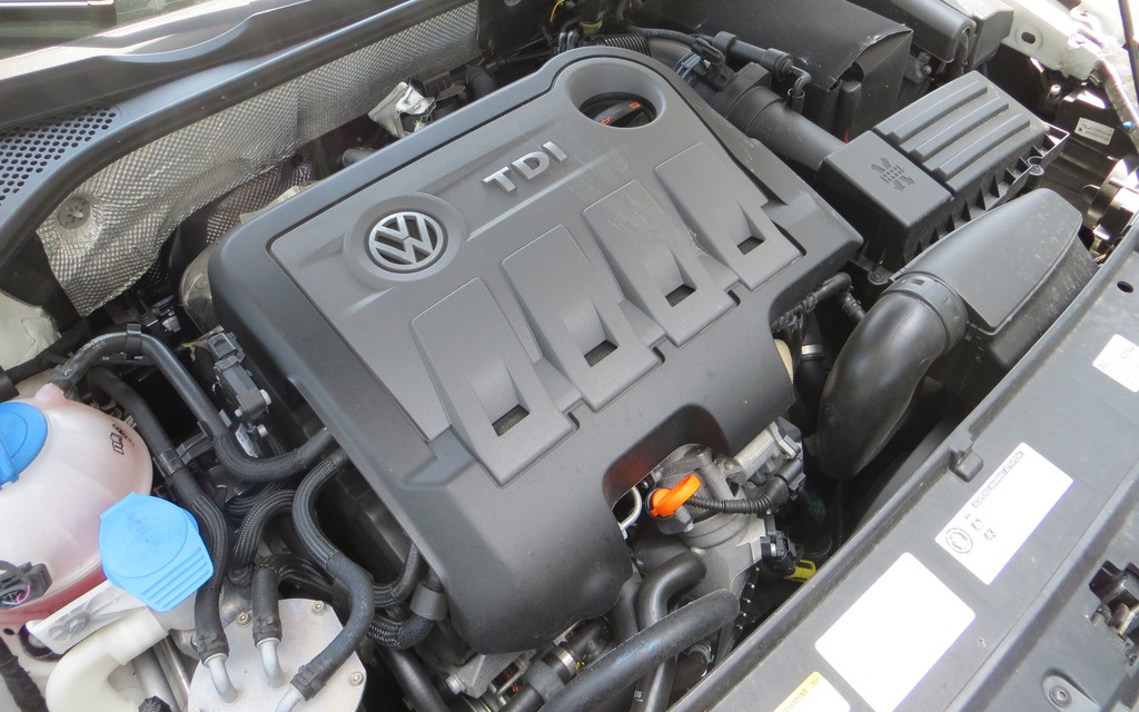 The 2014 Volkswagen Passat TDI.