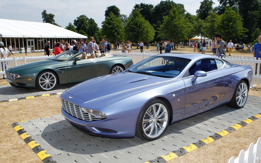 Aston Martin DBS Coupé Zagato Centennial et DB9 Spyder Zagato Centennial