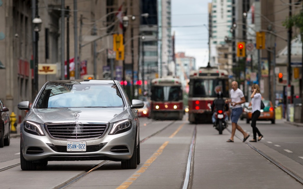 2014 Mercedes-Benz S-Class - In downtown Toronto.