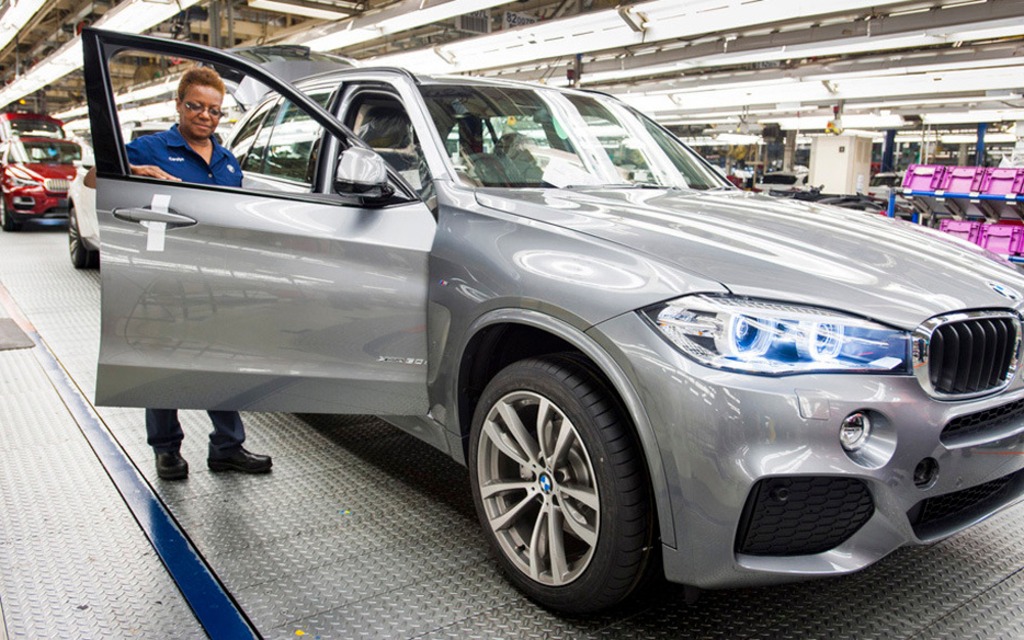 BMW X5 M50d 2014 assemblé à l'usine de Spartanburg