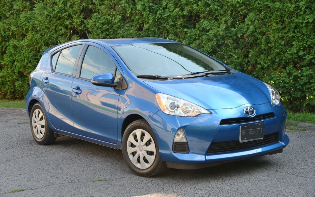 The Prius C is a hybrid version of the Yaris.