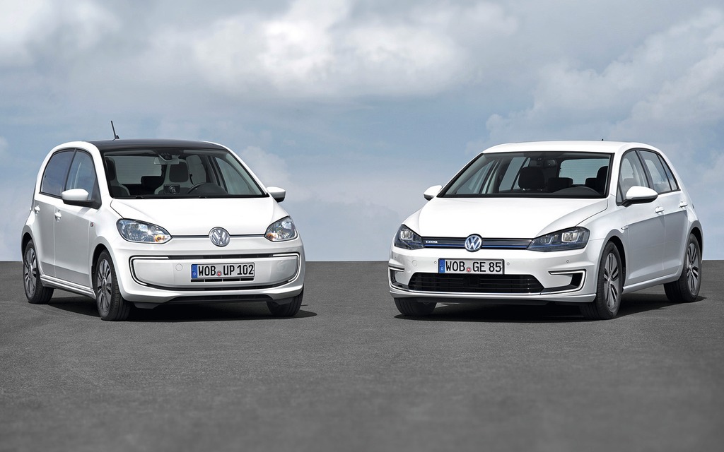 Volkswagen e-Up! et e-Golf entièrement électriques