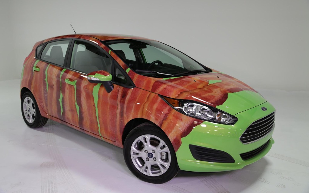 Ford Fiesta pour le Bacon Day