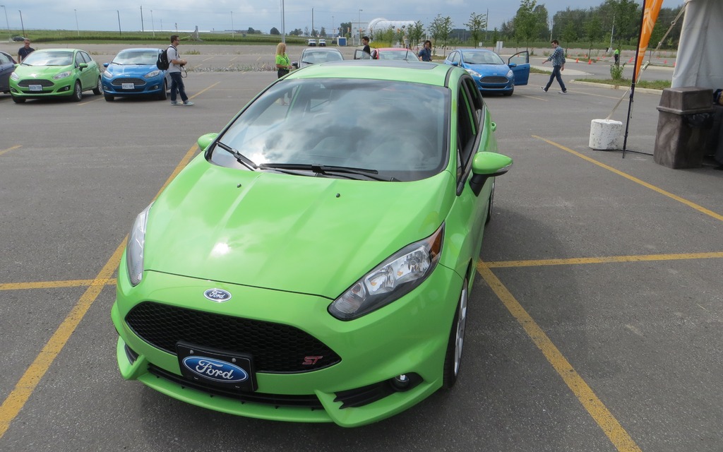 The 2014 Ford Fiesta.